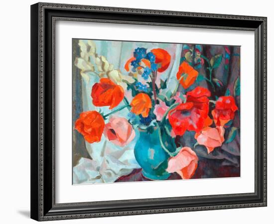 Poppies, 1917-Roger Eliot Fry-Framed Giclee Print