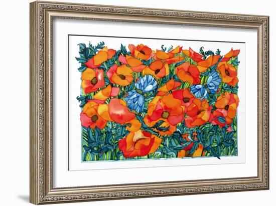 Poppies, 1998-Maylee Christie-Framed Giclee Print