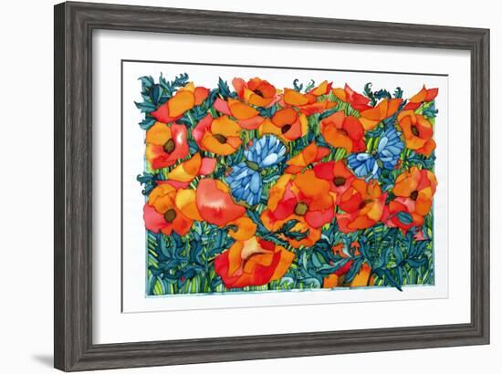 Poppies, 1998-Maylee Christie-Framed Giclee Print