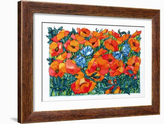 Poppies, 1998-Maylee Christie-Framed Giclee Print