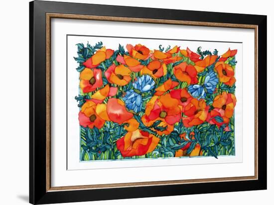 Poppies, 1998-Maylee Christie-Framed Giclee Print