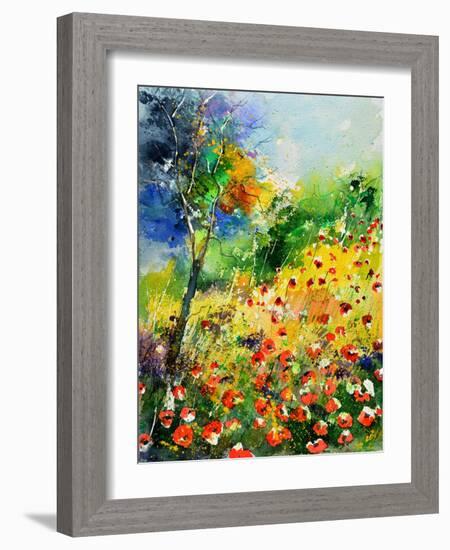 Poppies 5170-Pol Ledent-Framed Art Print