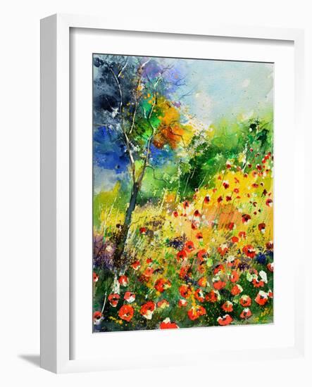 Poppies 5170-Pol Ledent-Framed Art Print