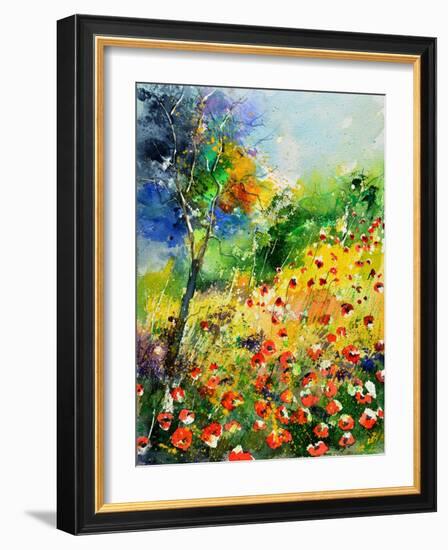 Poppies 5170-Pol Ledent-Framed Art Print