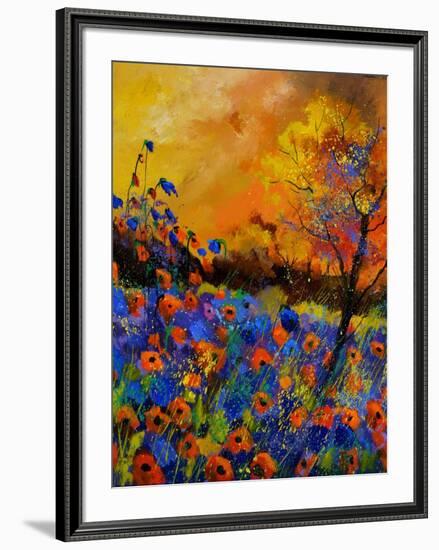 Poppies 675140-Pol Ledent-Framed Premium Giclee Print
