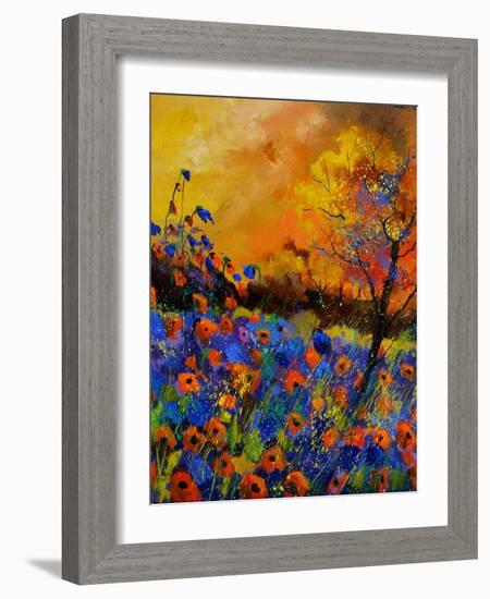 Poppies 675140-Pol Ledent-Framed Art Print