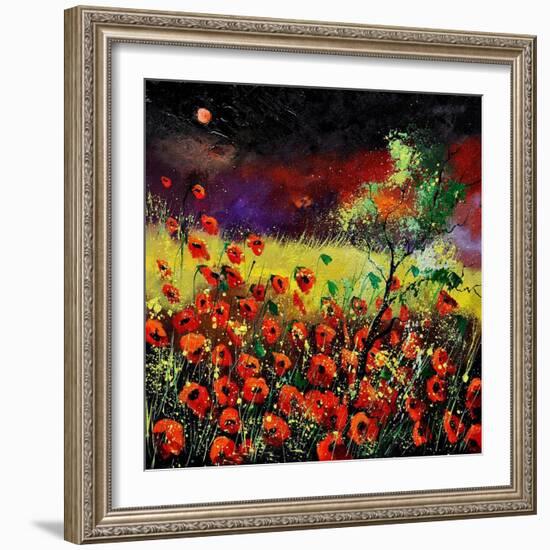 Poppies 7741-Pol Ledent-Framed Art Print