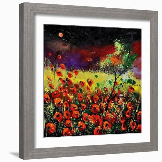 Poppies 7741-Pol Ledent-Framed Art Print