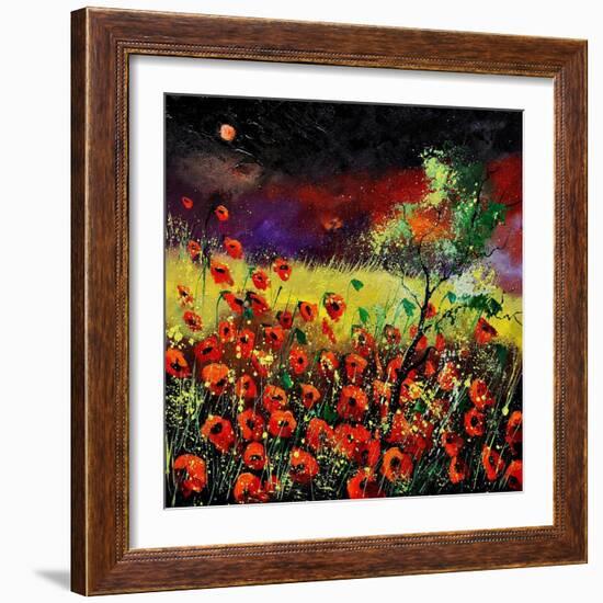 Poppies 7741-Pol Ledent-Framed Art Print