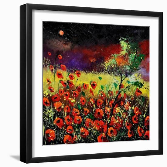 Poppies 7741-Pol Ledent-Framed Art Print