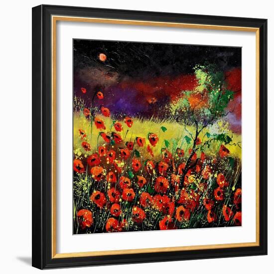 Poppies 7741-Pol Ledent-Framed Art Print