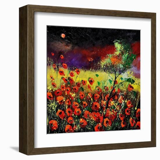 Poppies 7741-Pol Ledent-Framed Art Print