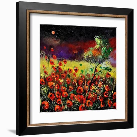 Poppies 7741-Pol Ledent-Framed Art Print