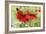 Poppies And Butterfly-Bill Makinson-Framed Giclee Print