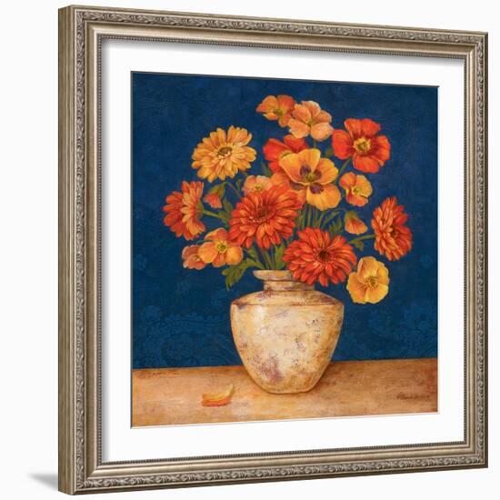 Poppies and Indigo I-Pamela Gladding-Framed Art Print