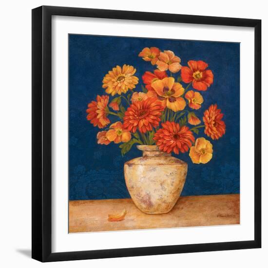 Poppies and Indigo I-Pamela Gladding-Framed Art Print