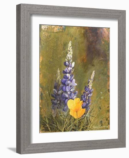 Poppies and Lupine-Trevor V. Swanson-Framed Giclee Print