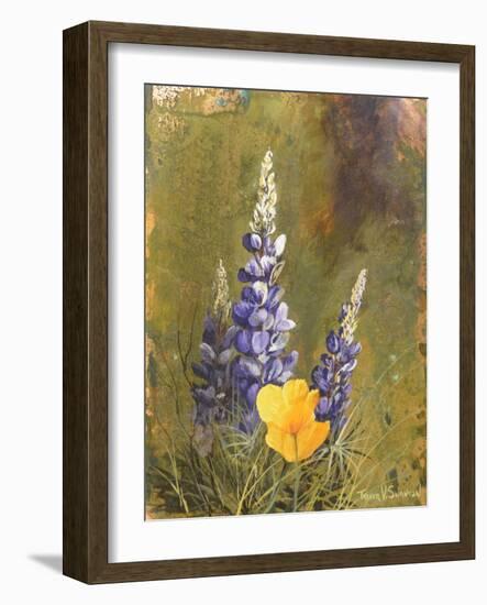 Poppies and Lupine-Trevor V. Swanson-Framed Giclee Print