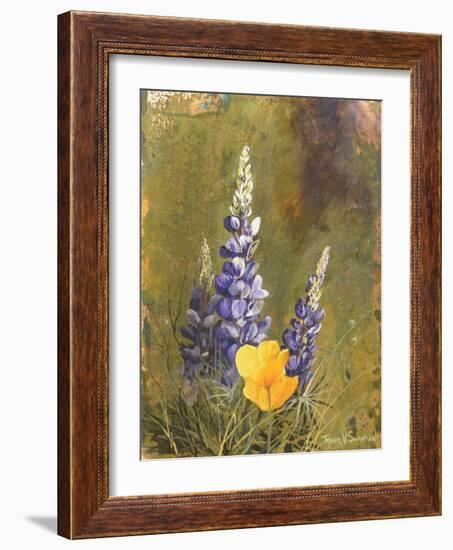 Poppies and Lupine-Trevor V. Swanson-Framed Giclee Print