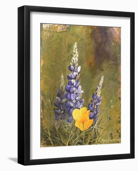 Poppies and Lupine-Trevor V. Swanson-Framed Giclee Print