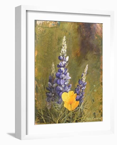 Poppies and Lupine-Trevor V. Swanson-Framed Giclee Print