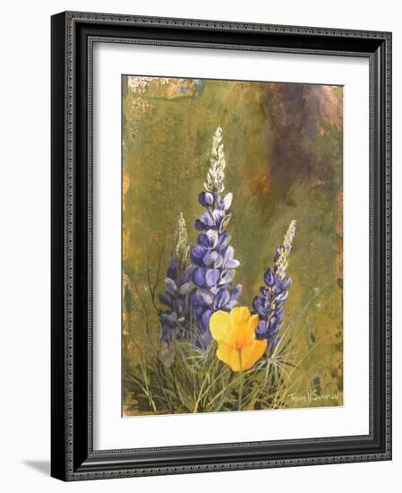 Poppies and Lupine-Trevor V. Swanson-Framed Giclee Print