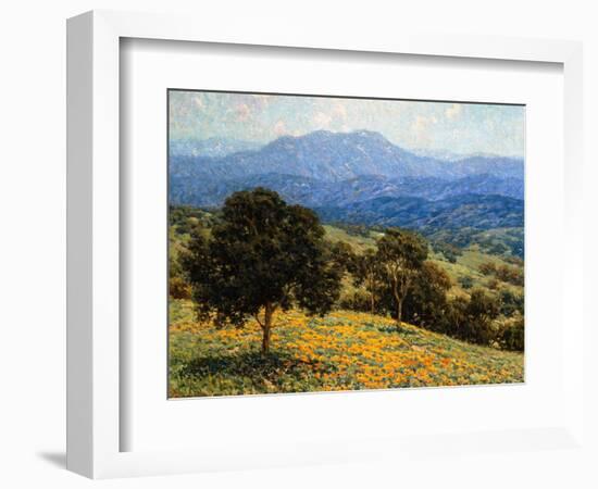 Poppies and Lupines-Granville Redmond-Framed Art Print