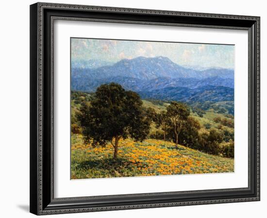 Poppies and Lupines-Granville Redmond-Framed Art Print