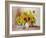 Poppies And Sunflowers-E^ Kruger-Framed Art Print