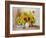 Poppies And Sunflowers-E^ Kruger-Framed Art Print