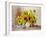 Poppies And Sunflowers-E^ Kruger-Framed Art Print