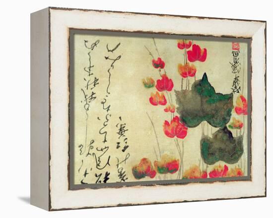 Poppies (Autumn Ivy)-Japanese School-Framed Premier Image Canvas