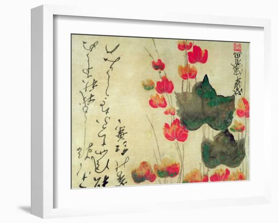 Poppies (Autumn Ivy)-Japanese School-Framed Giclee Print