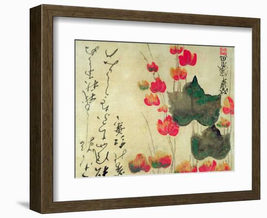 Poppies (Autumn Ivy)-Japanese School-Framed Giclee Print