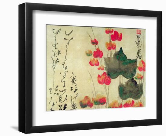 Poppies (Autumn Ivy)-Japanese School-Framed Giclee Print