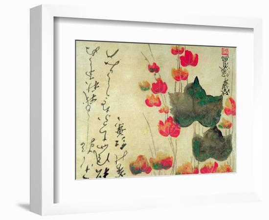 Poppies (Autumn Ivy)-Japanese School-Framed Giclee Print