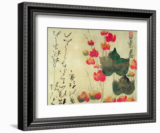 Poppies (Autumn Ivy)-Japanese School-Framed Giclee Print