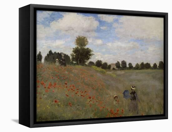 Poppies, c.1873-Claude Monet-Framed Premier Image Canvas