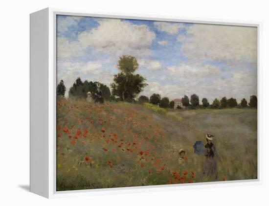 Poppies, c.1873-Claude Monet-Framed Premier Image Canvas