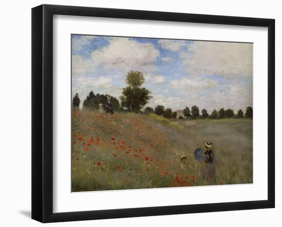 Poppies, c.1873-Claude Monet-Framed Giclee Print