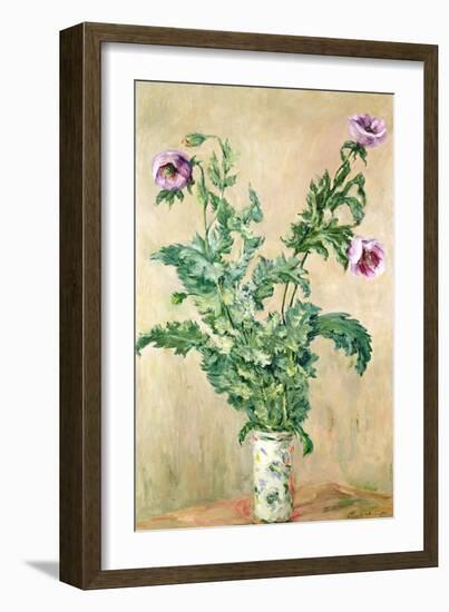 Poppies, C.1882-Claude Monet-Framed Giclee Print