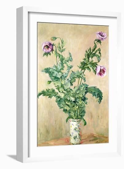 Poppies, C.1882-Claude Monet-Framed Giclee Print