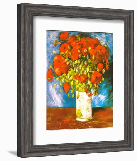 Poppies, c.1886-Vincent van Gogh-Framed Art Print