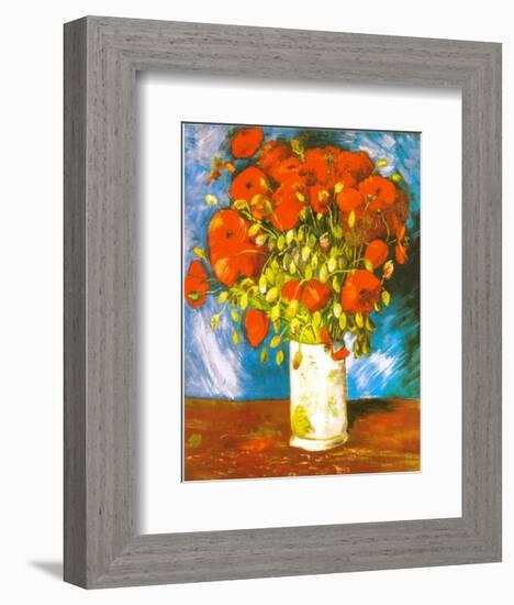 Poppies, c.1886-Vincent van Gogh-Framed Art Print