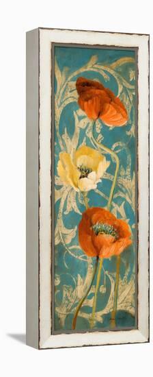 Poppies de Bleu I-Lanie Loreth-Framed Stretched Canvas