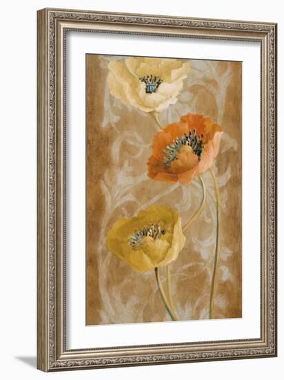 Poppies de Brun II-Lanie Loreth-Framed Art Print