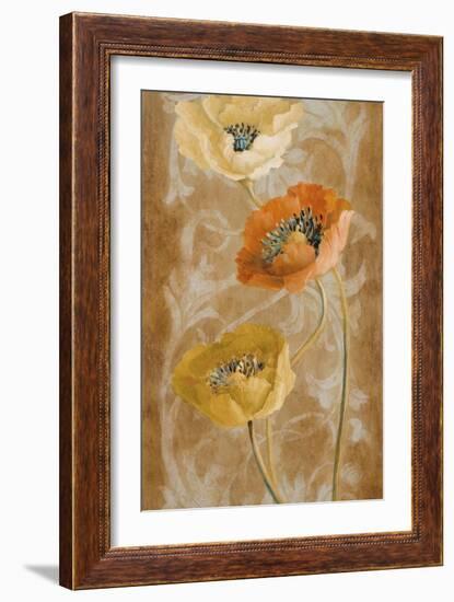 Poppies de Brun II-Lanie Loreth-Framed Art Print