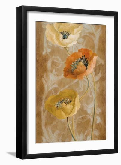 Poppies de Brun II-Lanie Loreth-Framed Art Print