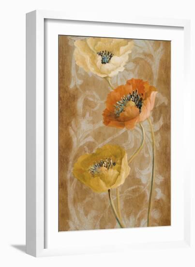 Poppies de Brun II-Lanie Loreth-Framed Art Print