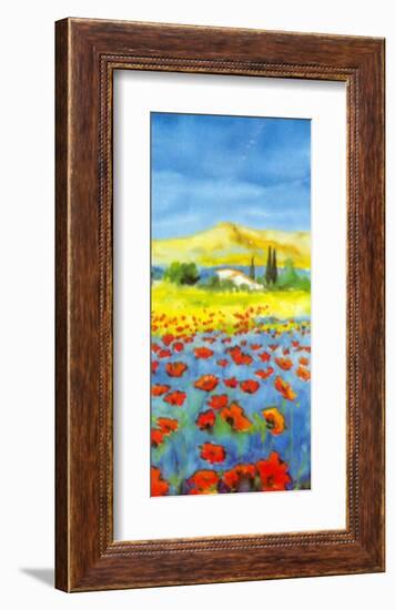 Poppies Forever IV-Anton Knorpel-Framed Art Print